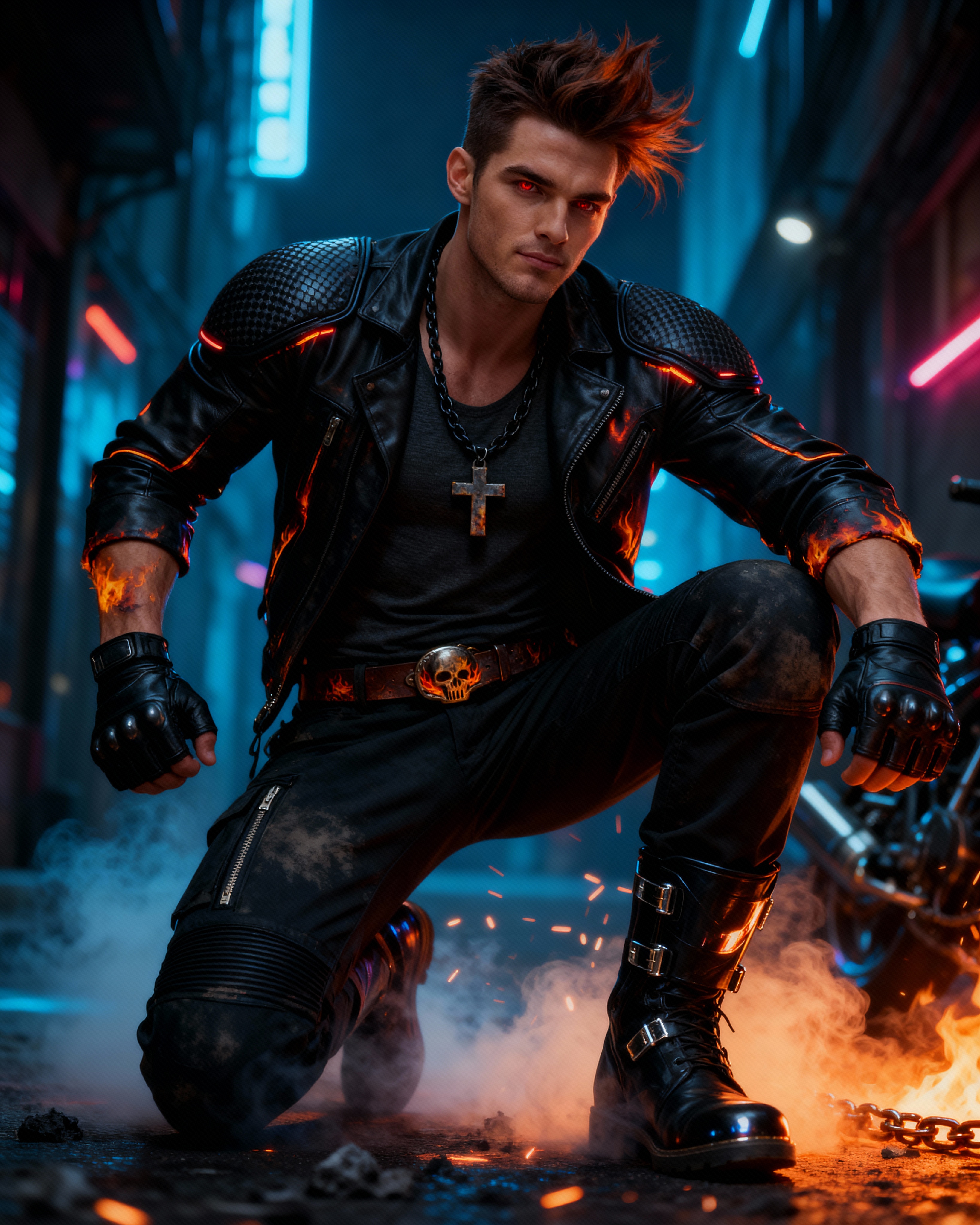 Johnny Blaze alternate view